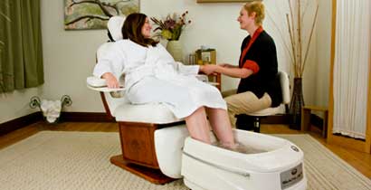 Oakworks Maxx and Medi-spa pedi-bath lounge chair