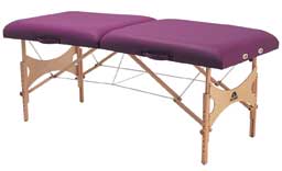 Oakworks, aurora, the Aurora, lightweight massage tables, Aurora massage table