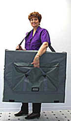 <IMG SRC="Massage table traveling case, massage table accessories, massage table options"ALT
